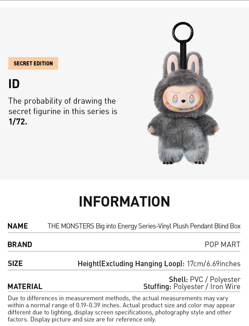 Labubu “Big Into Energy” Blind Box